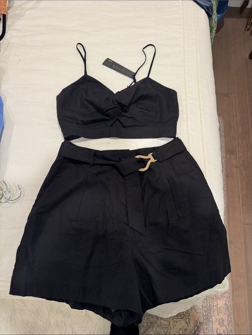 House of Harlow two piece black set